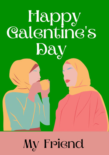 Friend Valentines Day Card Personalisation