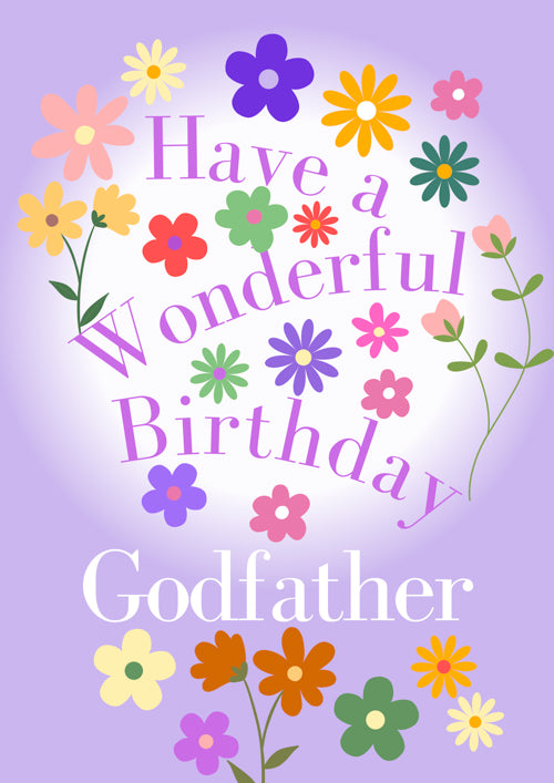 Godfather Birthday Card Personalisation