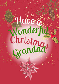 Grandad Christmas Card Personalisation