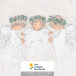 Charity Christmas Card (In Irish & English) - Box / Irish Hospice Society IHS & Little Angel