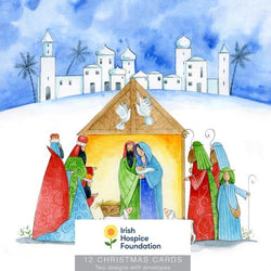 Charity Christmas Card (In Irish & English) - Box / Irish Hospice Society IHS & Desert Angels