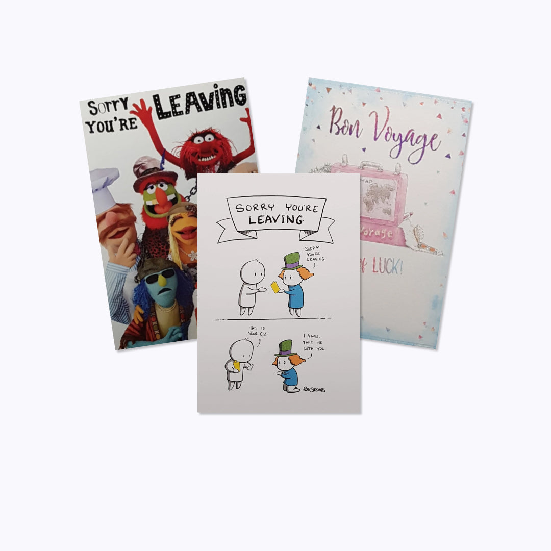 Leaving & Goodbye Cards