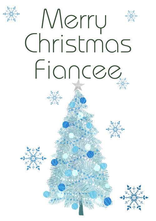 Fiancee Christmas Card Personalisation