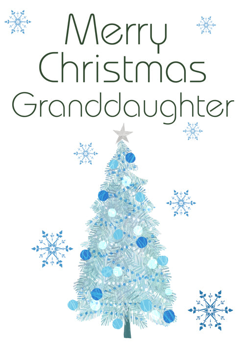Granddaughter Christmas Card Personalisation
