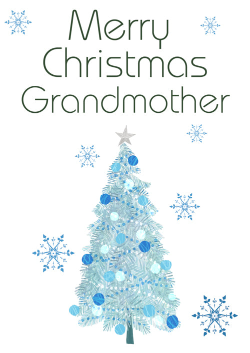 Grandmother Christmas Card Personalisation