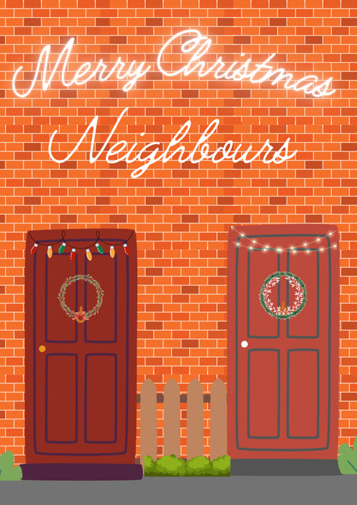 Neighbours Christmas Card Personalisation