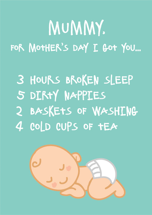 Funny Mummy Mothers Day Card Personalisation