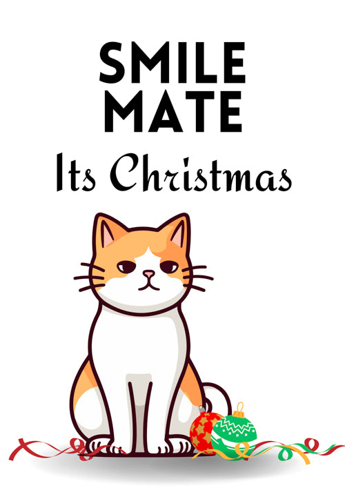 Mate Christmas Card Personalisation
