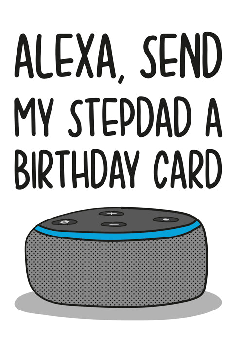 Humour Step Dad Birthday Card Personalisation