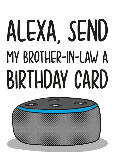 Humour Brother In Law Birthday Card Personalisation