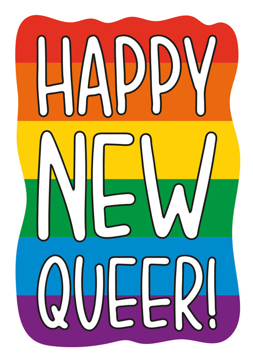 LGBTQ+ New Year Christmas Card Personalisation