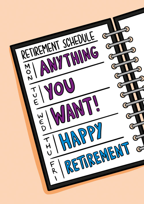 Humour Retirement Card Personalisation