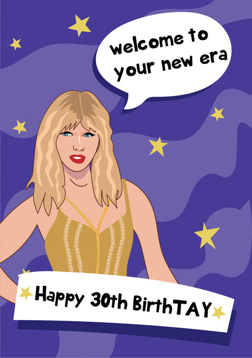 Funny 30th Birthday Card Personalisation