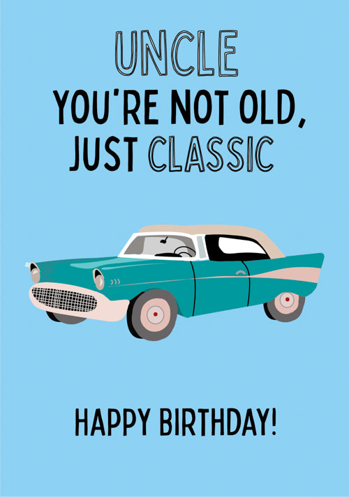 Funny Uncle Birthday Card Personalisation