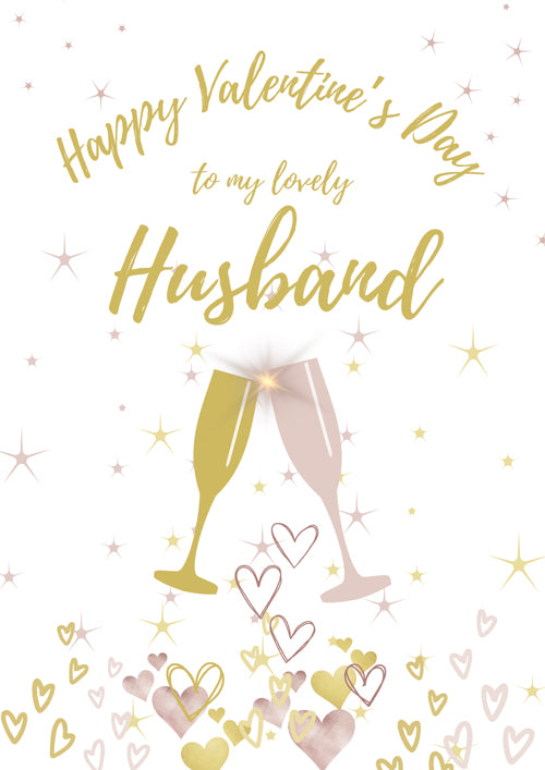 Husband Valentines Day Card Personalisation