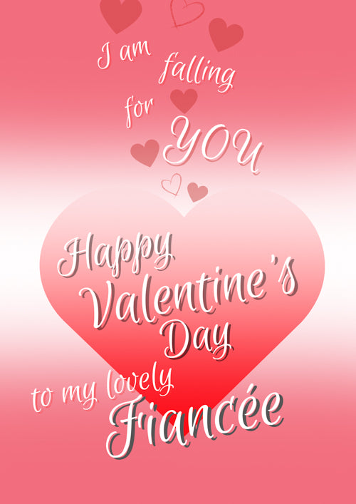Fiancee Valentines Day Card Personalisation