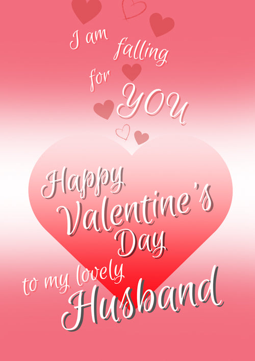 Husband Valentines Day Card Personalisation