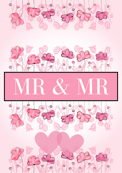 Wedding Mr And Mr Card Personalisation