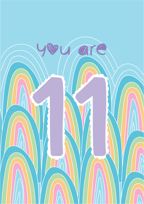 11th Birthday Card Personalisation