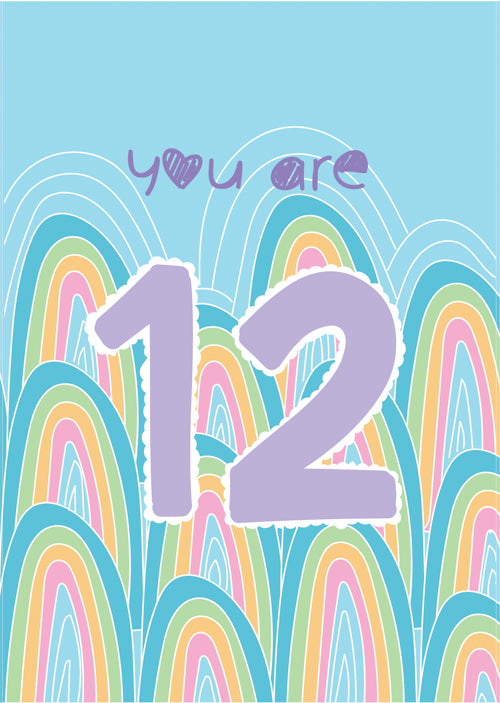 12th Birthday Card Personalisation