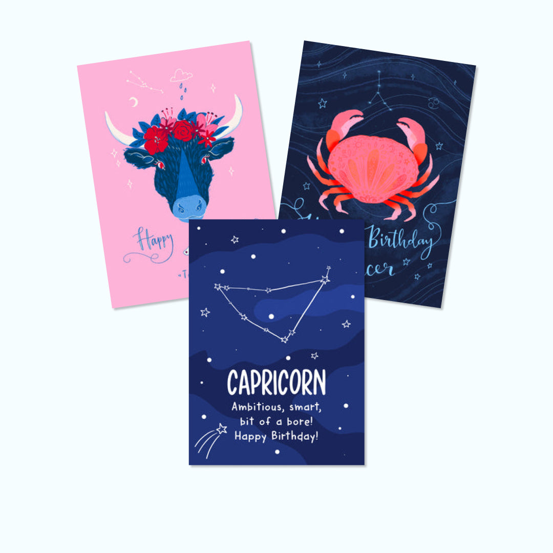 Zodiac Sign Cards