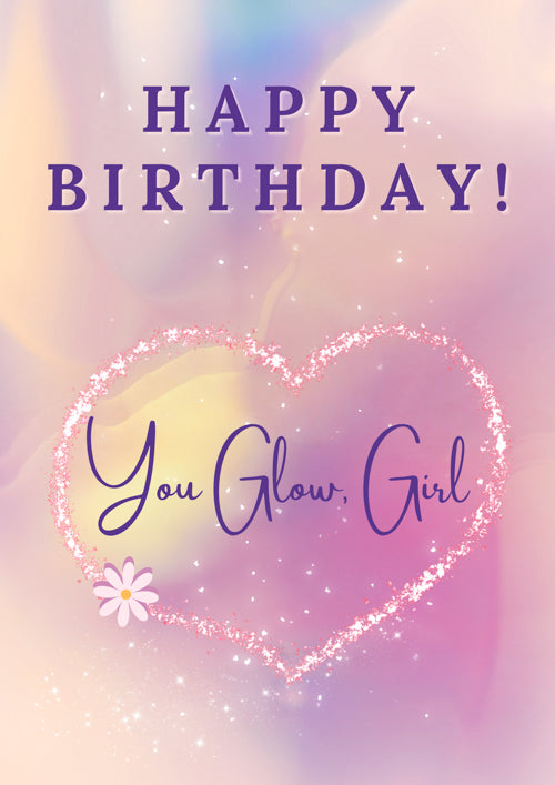 Kids Girl Birthday Card Personalisation