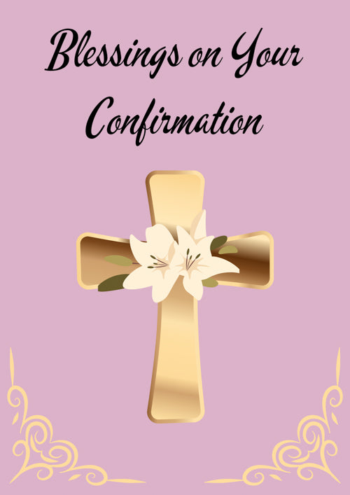 Confirmation Kids Card Personalisation