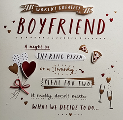 Boyfriend Valentines Day Card