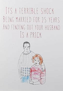 Dublin Card Company - A Couple ( 25th Anniversary )