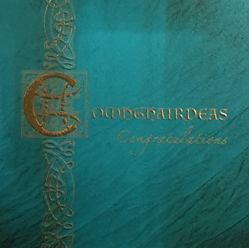Congratulation Card - Comhghairdeachas