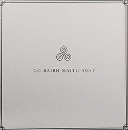 Thank You Card - Celtic Triskele