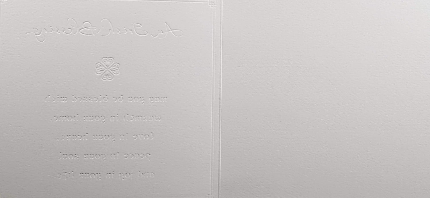 Thinking Of You Card - Irish Blessing