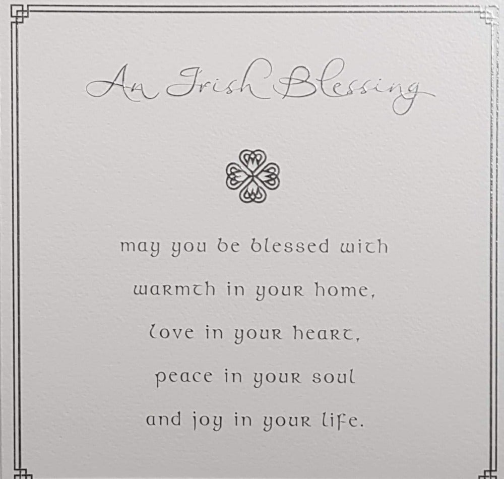 Thinking Of You Card - Irish Blessing