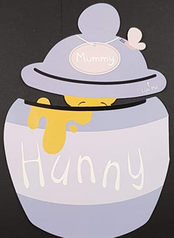 Mummy Mothers Day Card - Hunny Bear & Pull Out Card