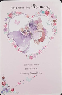 Mummy Mothers Day Card - Donkey And Pig Buddies Hugging