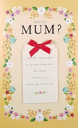Mum Mothers Day Card - She's Someone Who Believes