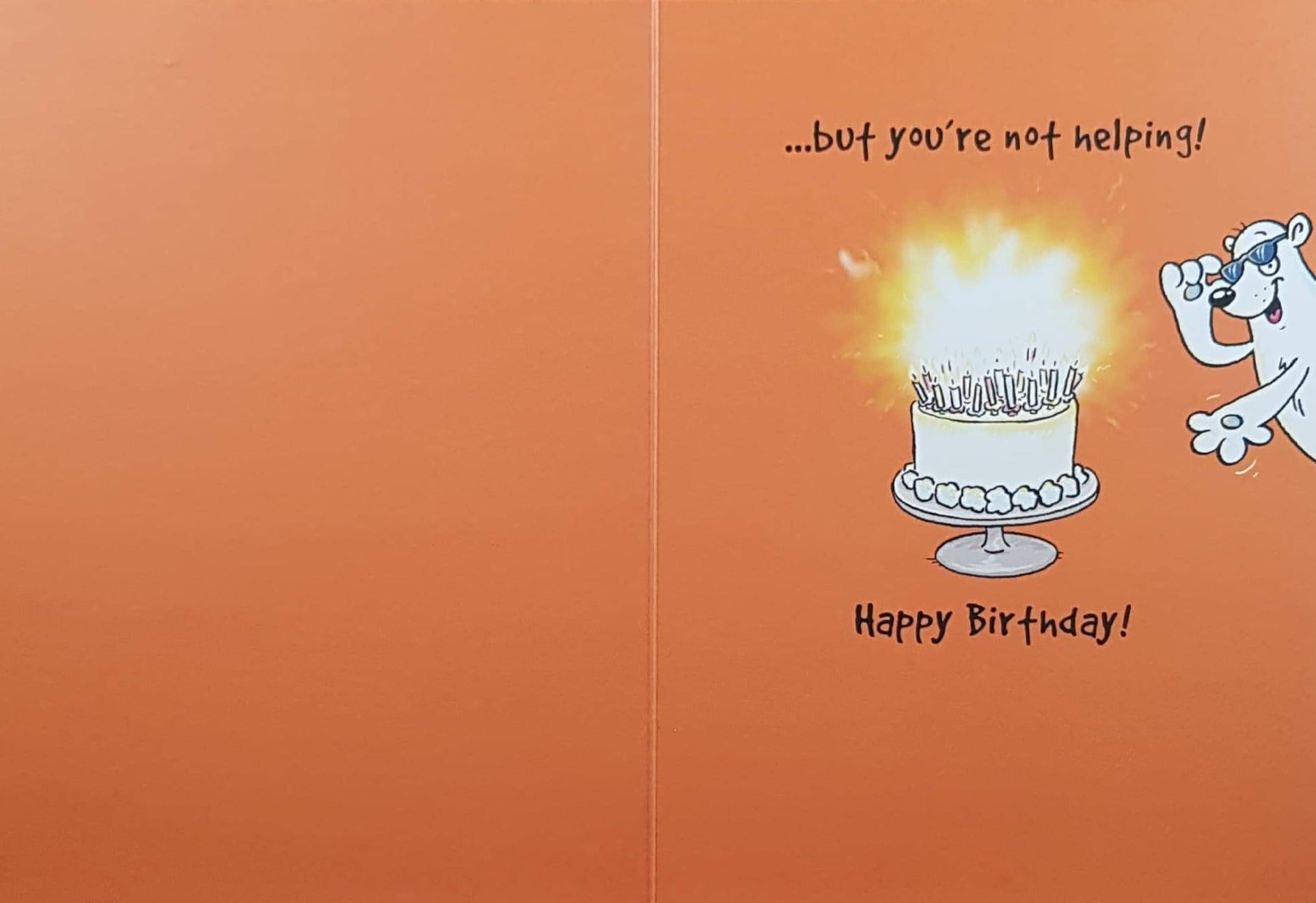 Birthday Card - Humour / Global Warming