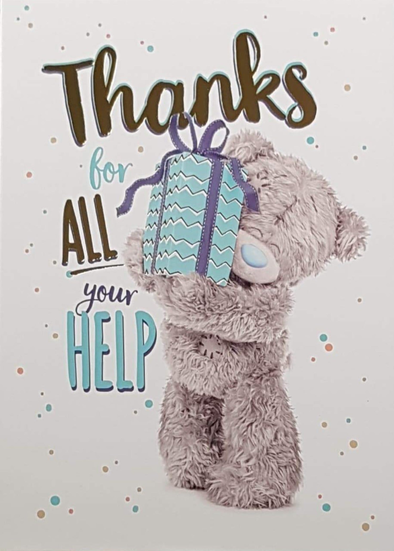 Me To You Card - A Simple Thank You