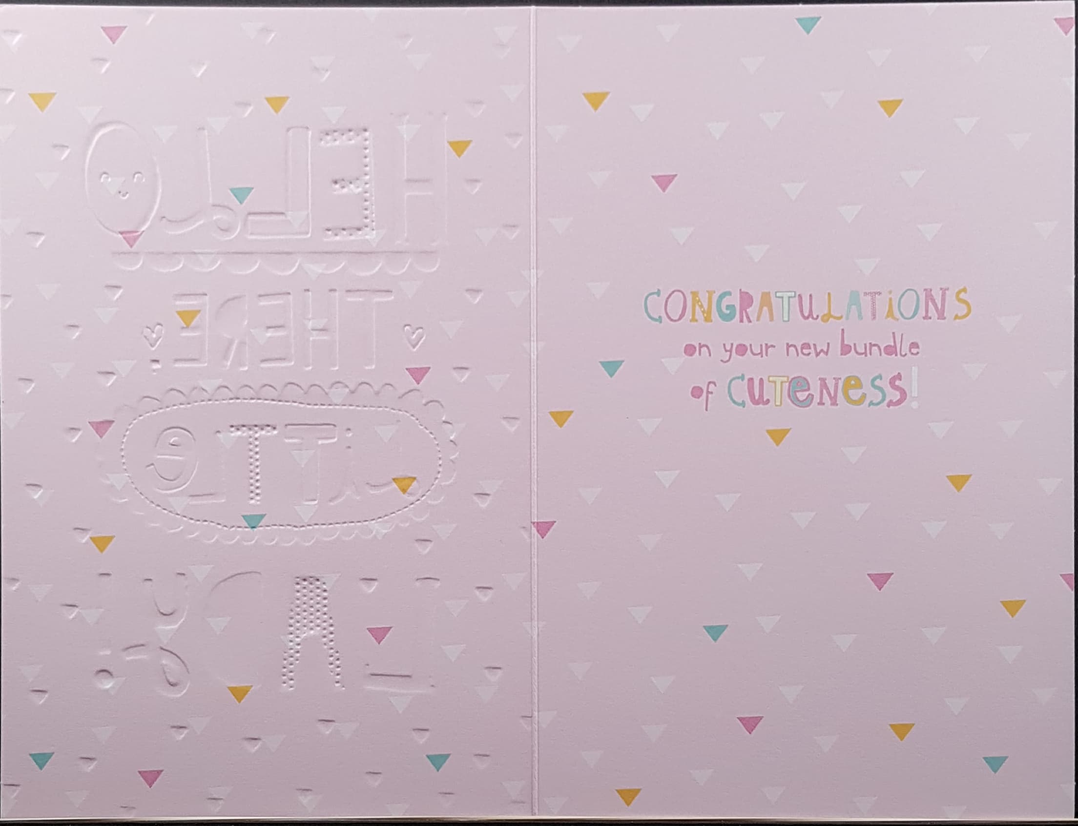 New Baby Card - Girl / Helo There Little Lady