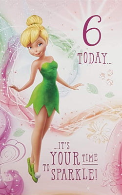 Birthday Card - Age 6 / It's Your Time To Sparkle