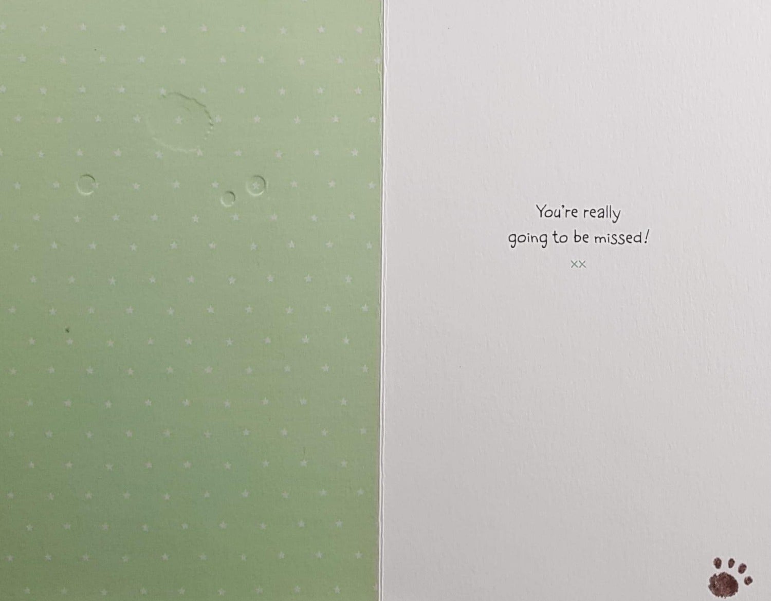 Leaving Card - Oh No!