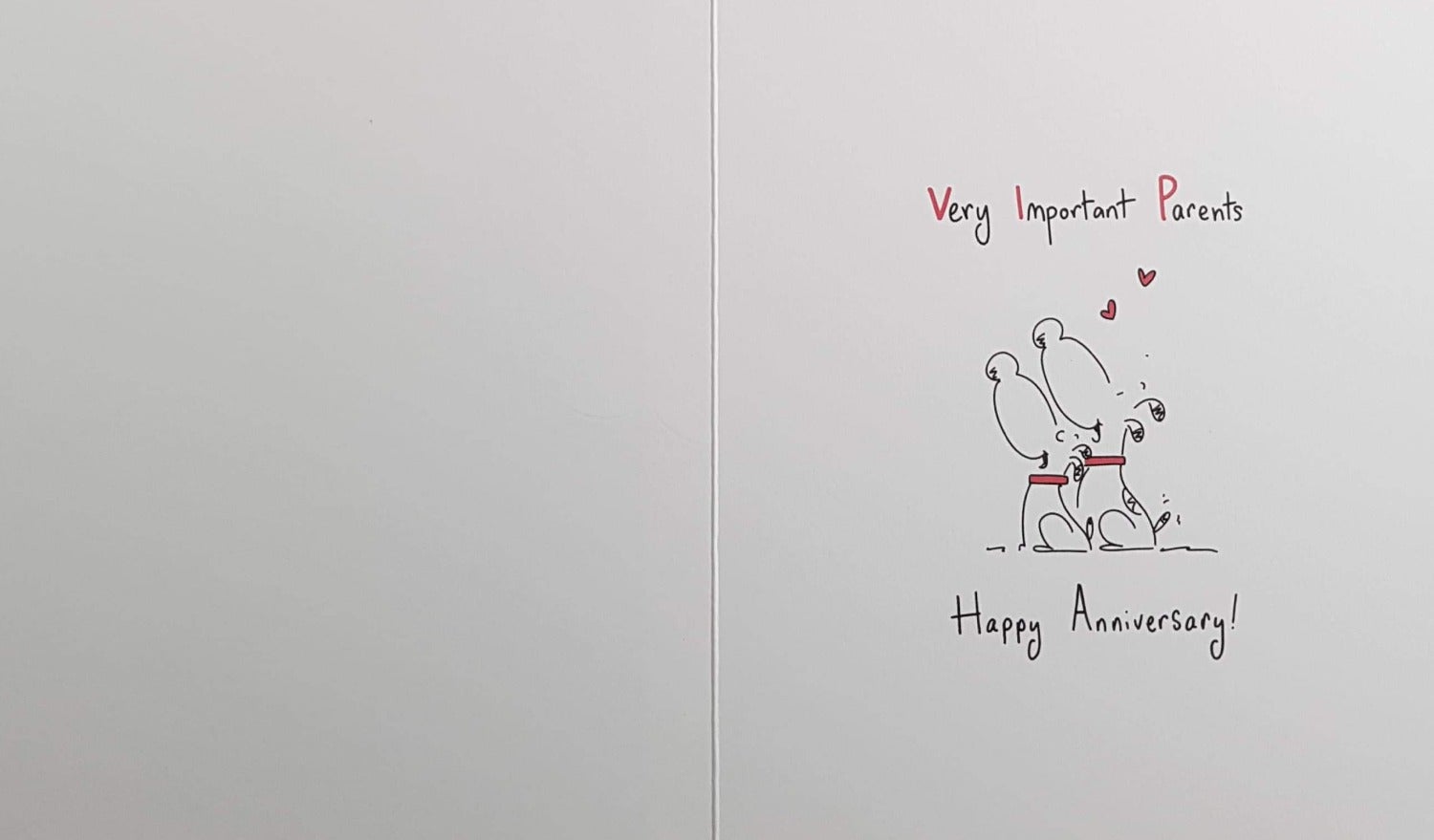 Anniversary Card - Mum & Dad / To A Couple Of VIPs...