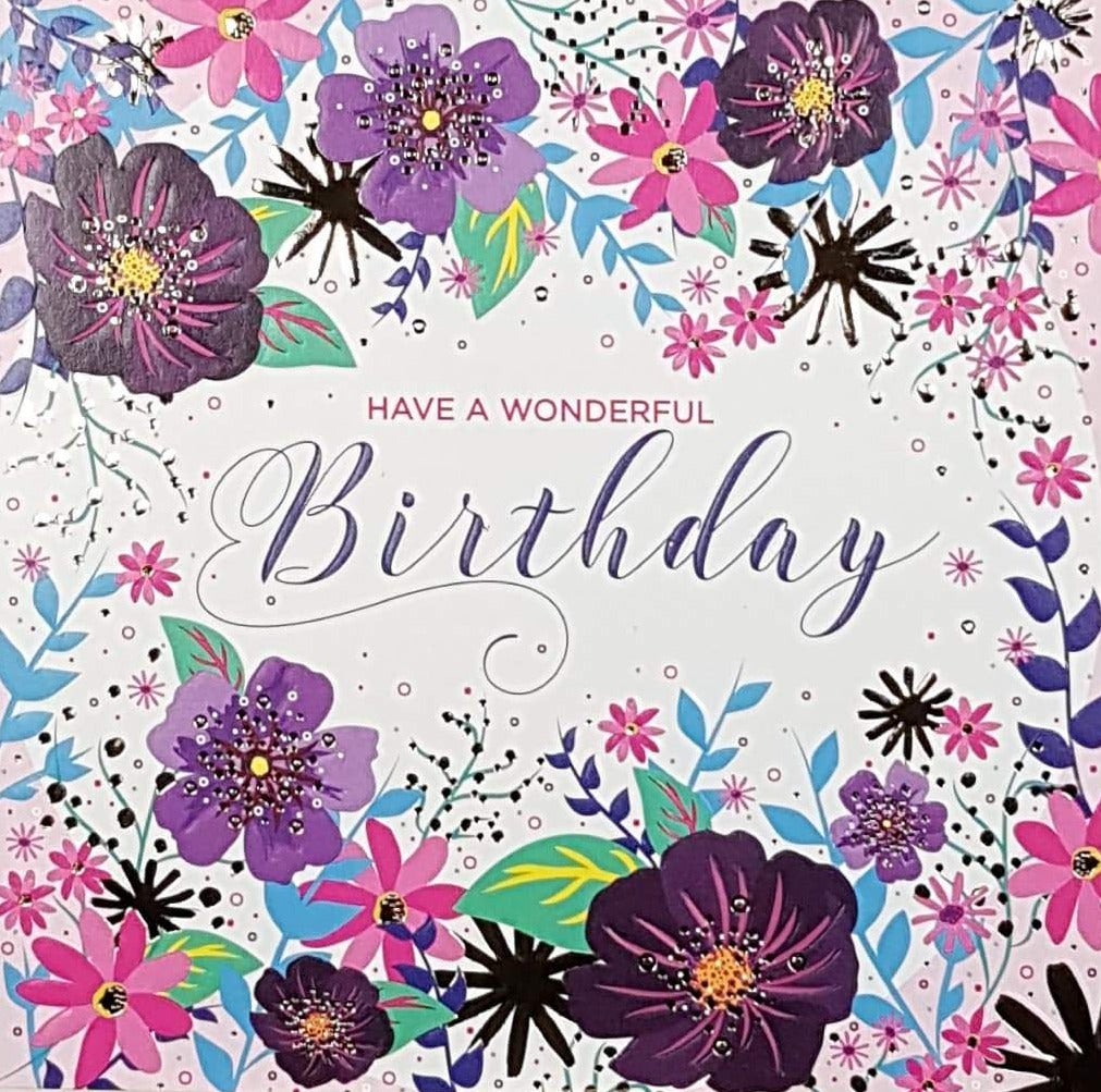 Birthday Card - General / A Floral Front