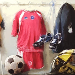 Blank Card - Humour / 'Locker Room'