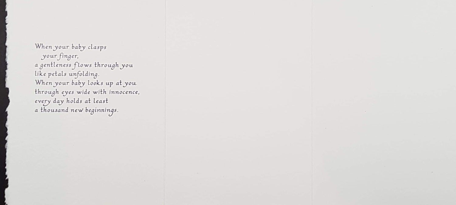 Blue Mountain Arts Card - New Baby / The Baby Is The Sweetest Miracle