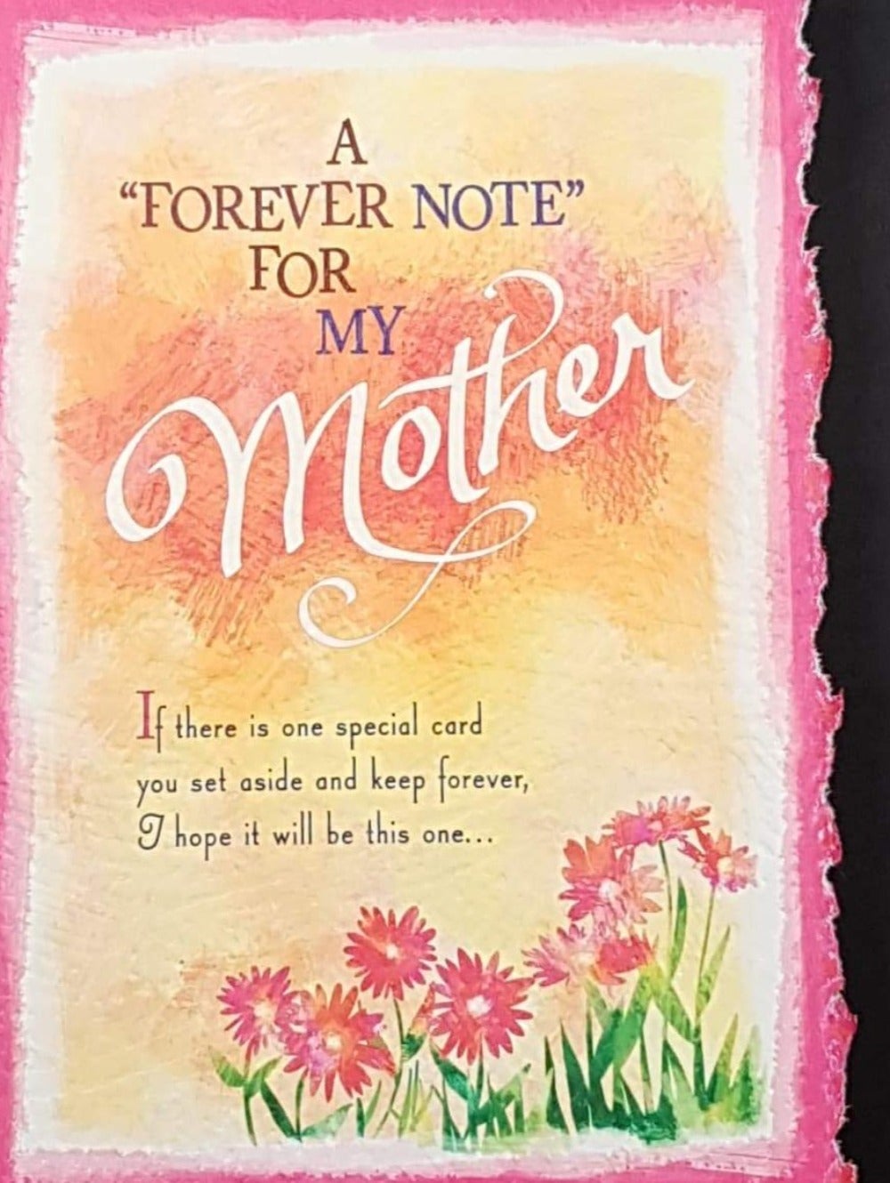 Blue Mountain Arts Card - A Forever Note For My Mother
