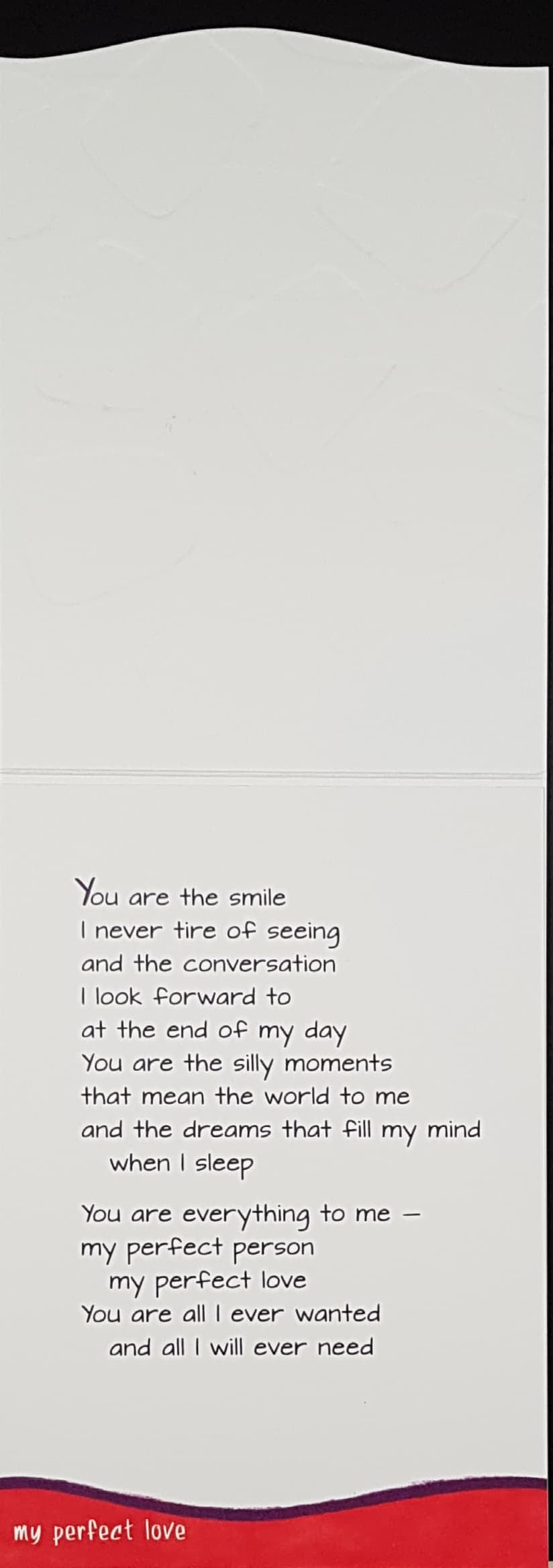 Blue Mountain Arts Card - My Perfect Love
