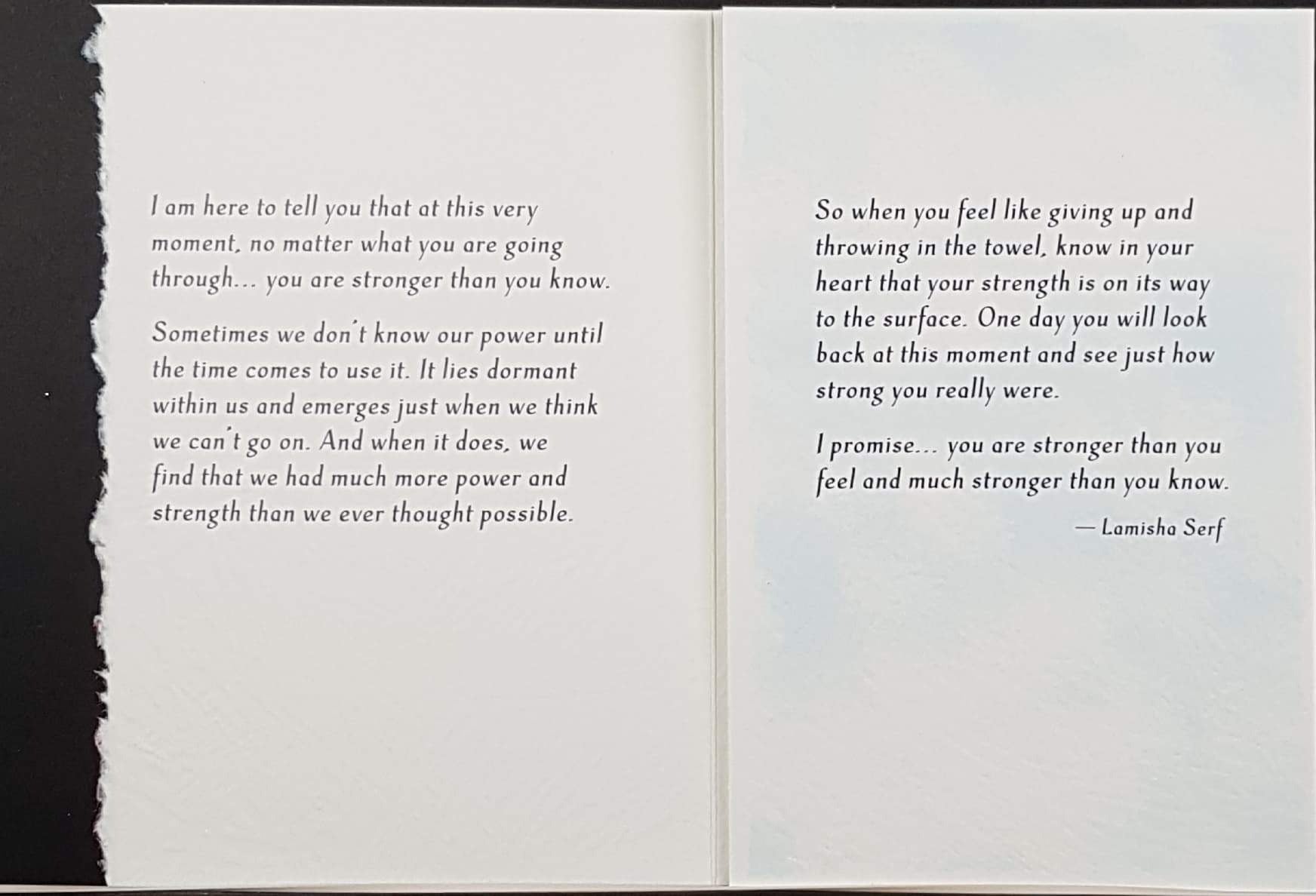 Blue Mountain Arts Card - You Are Stronger...