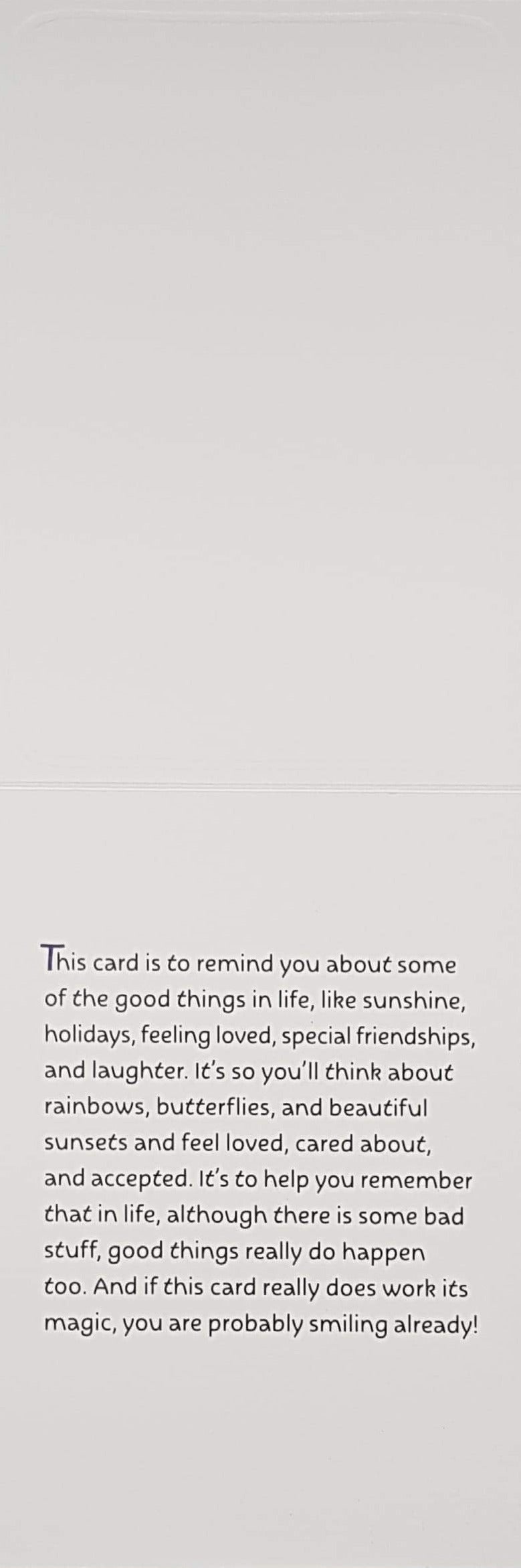 Blue Mountain Arts Card - To Make You Smile....