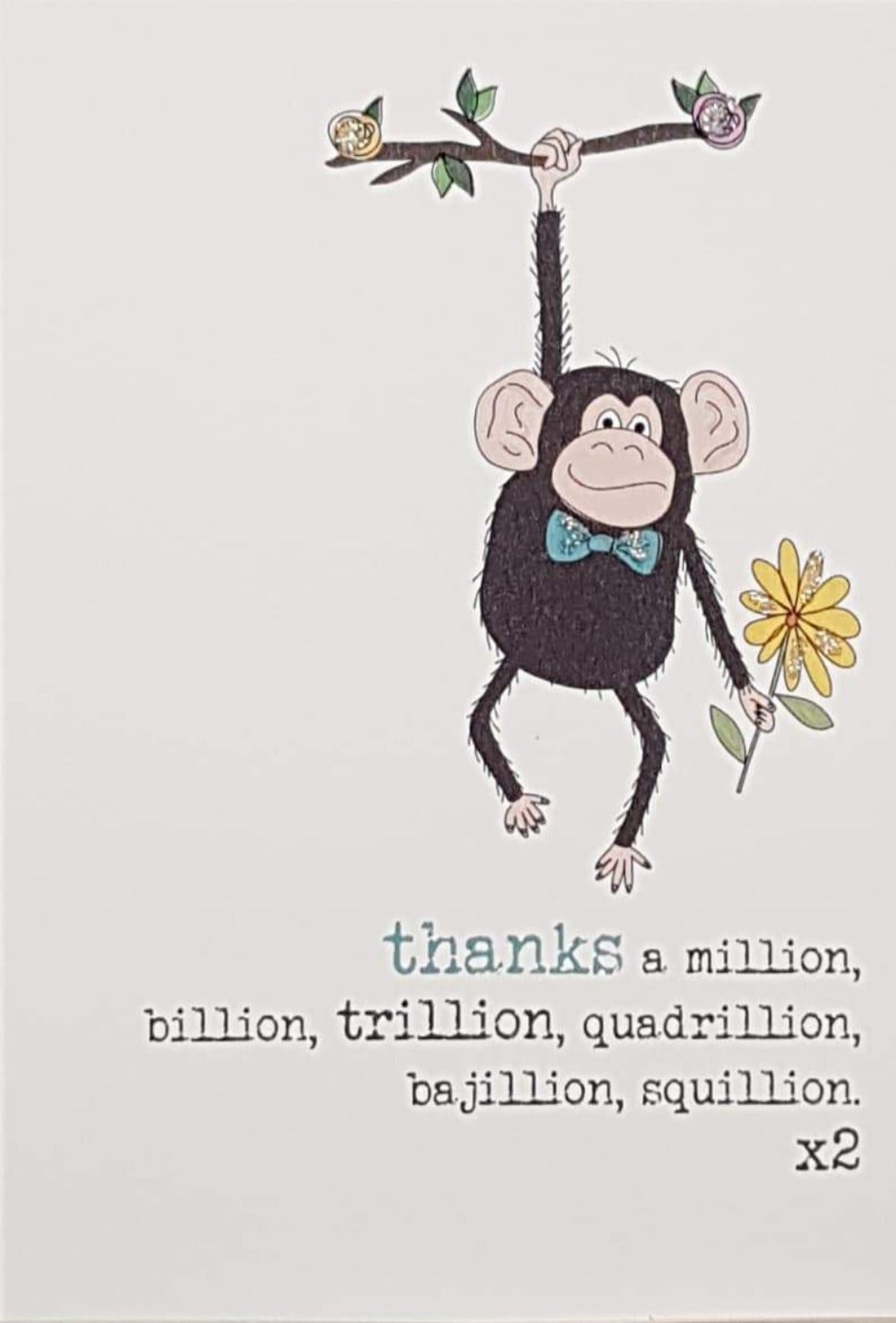 Thank You Card - Thanks A Million